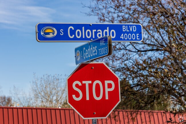 The Knolls neighborhood is bordered by Colorado Avenue to the east.