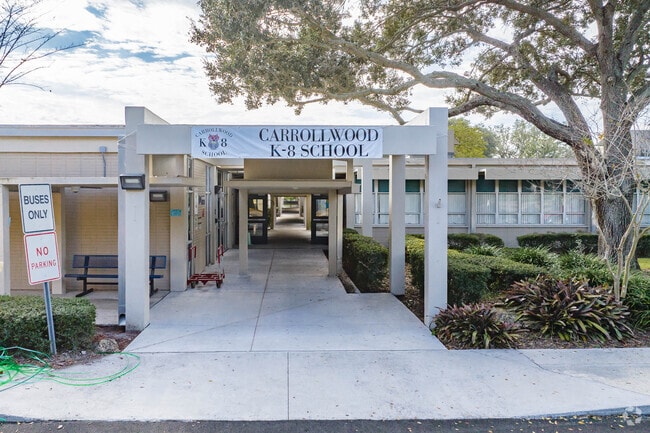 Carrollwood Elementary School has 648 students in grades PK, K-8.