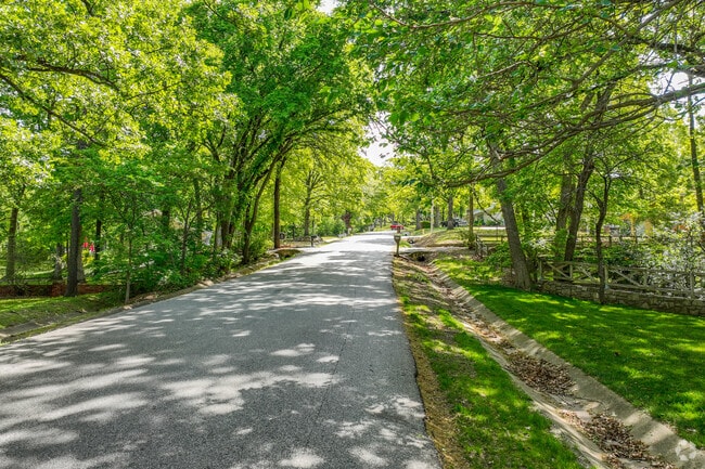 Mature trees and expert lawn care add to a serene life in Southridge Estates.