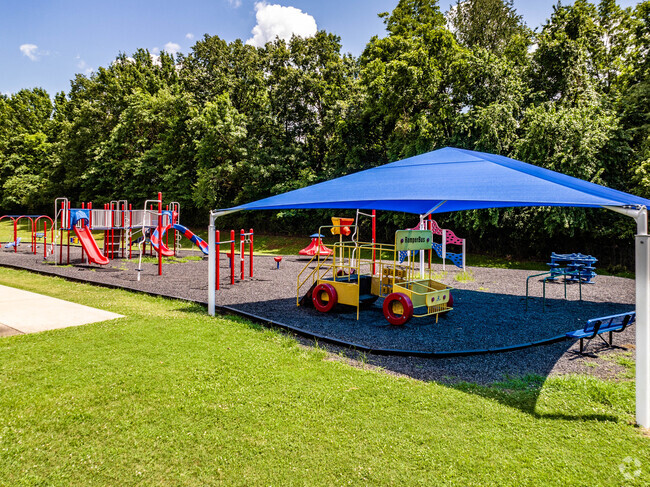 The small playground at Franklin Elementary in Downtown Franklin.