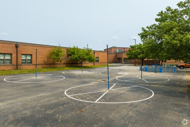 On blacktop days, Hilliard Tharp Sixth Grade Elementary School has ample activites.