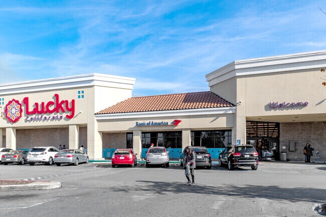 Locals shop for groceries at Lucky Supermarket in Heritage.
