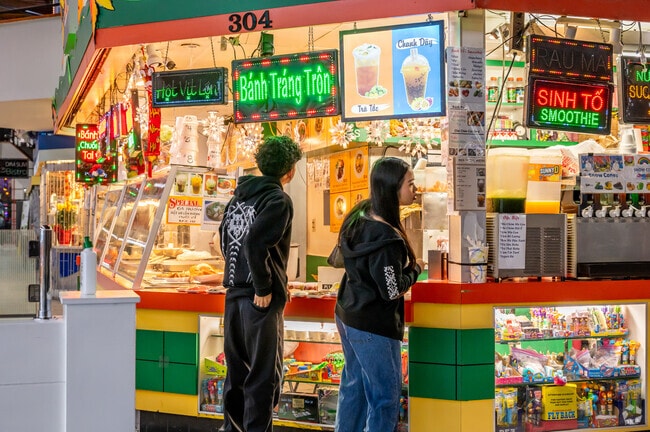 The Asian Garden Mall in Little Saigon has a variety of eateries to choose from.