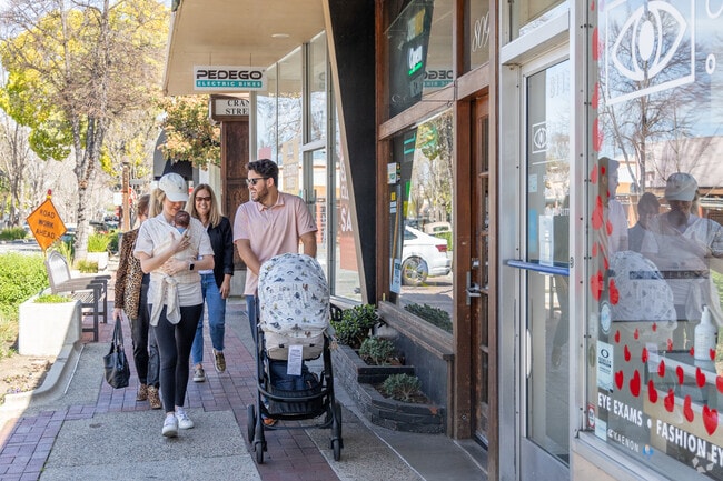 Downtown Menlo Park is very family friendly and walkable for Atherton residents.