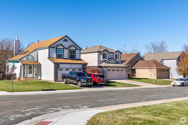 Split-level homes of different shapes and sizes can be found in Alkire Acres.
