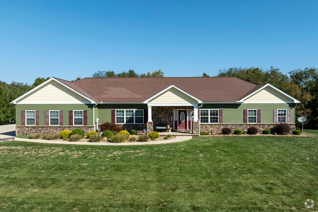 One-story ranch-style homes are common throughout Upper Yoder Township.