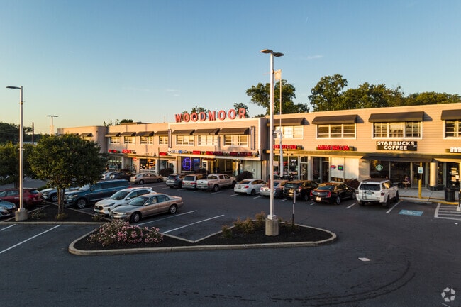 Many resident walk over to historic Woodmoor shopping center for daily needs or treats.