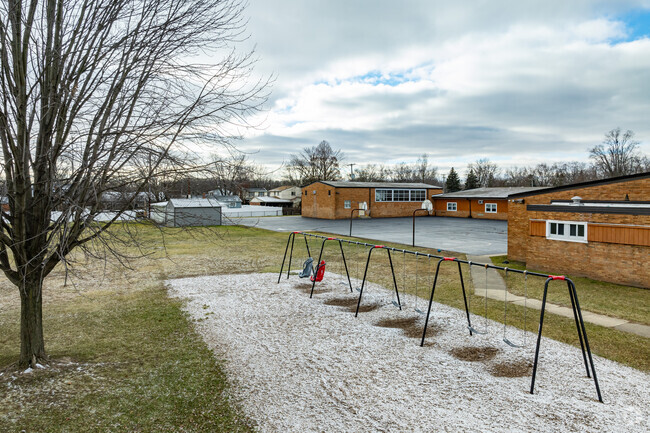 Play area behind Eureka Heights Elementary School.