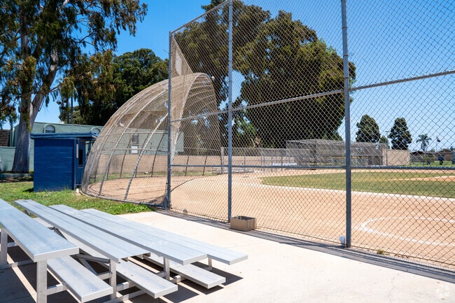 There are baseball fields at Curren Elementary School in Oxnard, Ca.