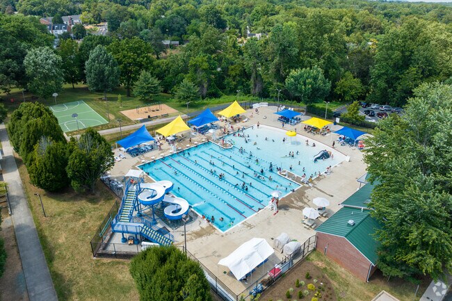 Booker T. Washington Park has a pool to cool off in during the summer months.