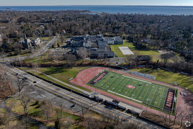 Rye Middle School at 3 Parsons Street in Rye, NY.