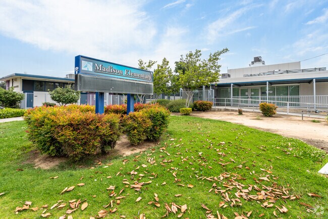 A view of Madison Elementary School in the heart of Magnolia Center.