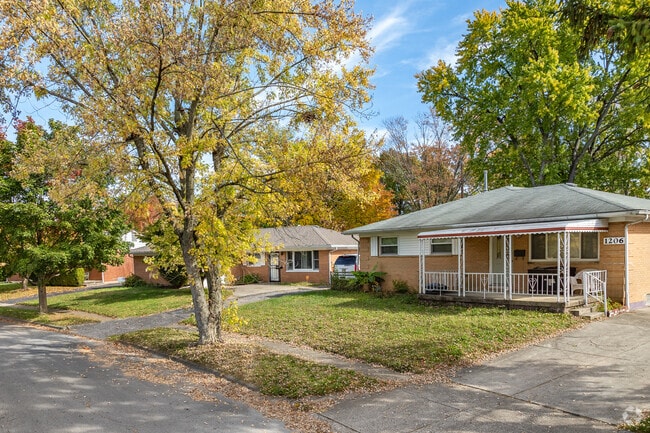 Shady Lane consists of windy suburban streets lined with mature trees and sidewalks.