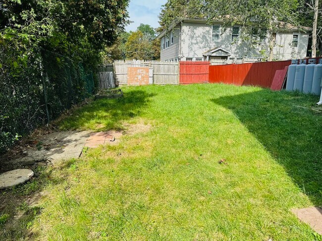 Private backyard