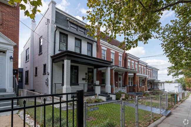Typical DC row homes line Fairlawn's streets.