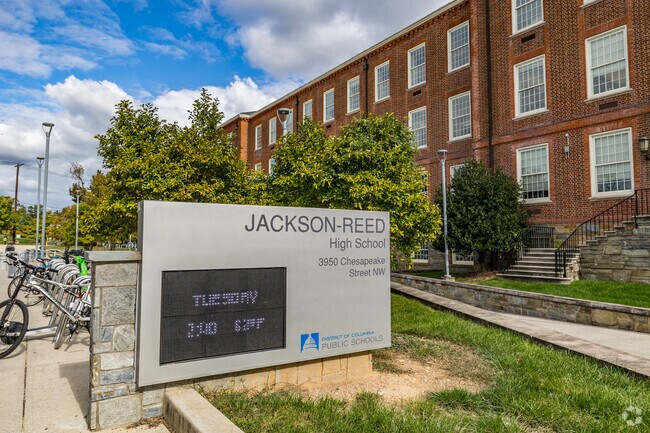 Jackson-Reed High School is a cornerstone of Foxhall’s public school community.
