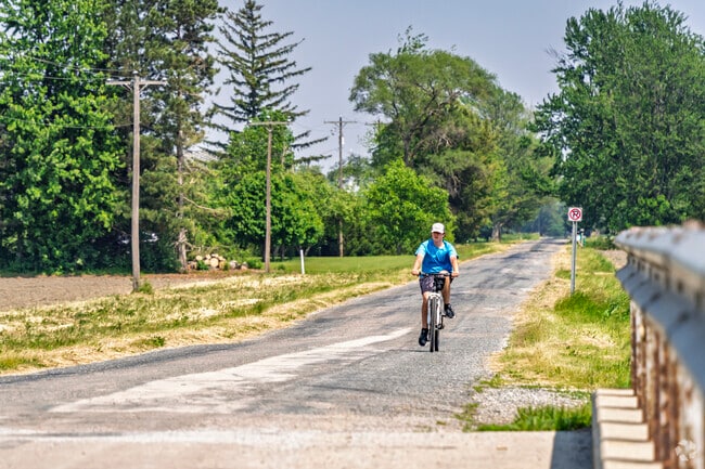 Robin Glen-Indiantown locals enjoy biking on back roads around the community.