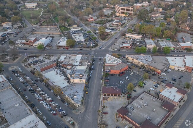 Five Points gets its' name from the street layout of five intersections.