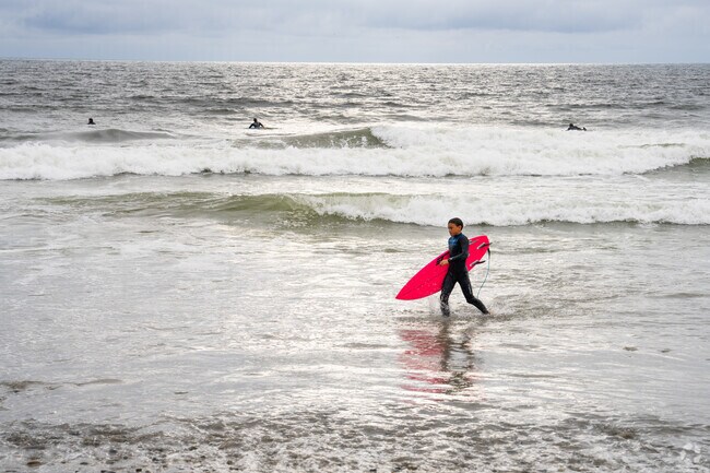 Cardiff State Beach is just north of Solana Beach and is famous for its surf.
