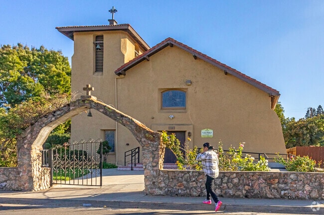 Our Lady of Lourdes Catholic Church is a landmark of Le Grand.