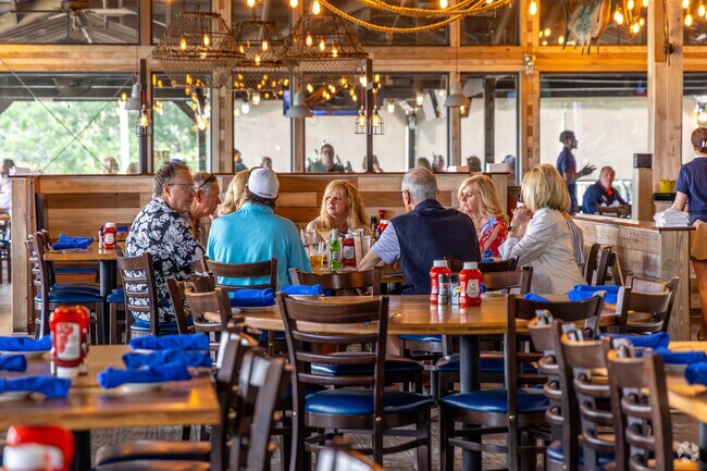The Crazy Crab restaurant is a Windmill Harbour favorite for specialty seafood.