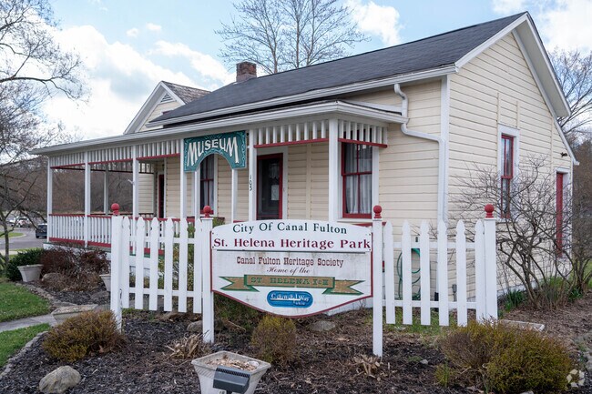 Visit the museum at St Helena Heritage Park in Canal, Fulton, Ohio.
