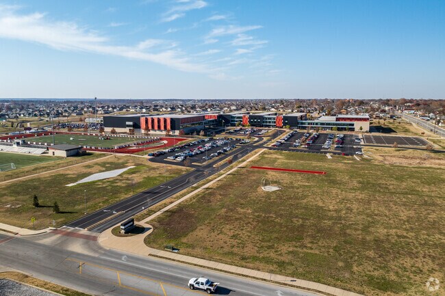 Joplin High School was rebuilt after the 2011 tornado.