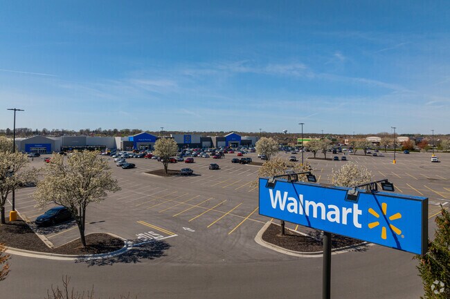 Walmart and other national brand stores are located within the Bridge Water area.