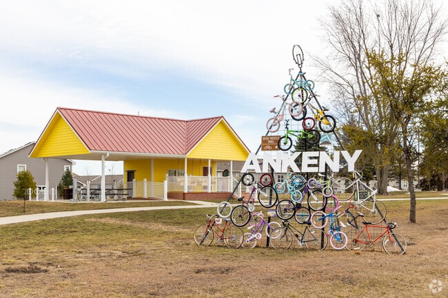 Northwest Ankeny likes to emphasize its bike-able nature.