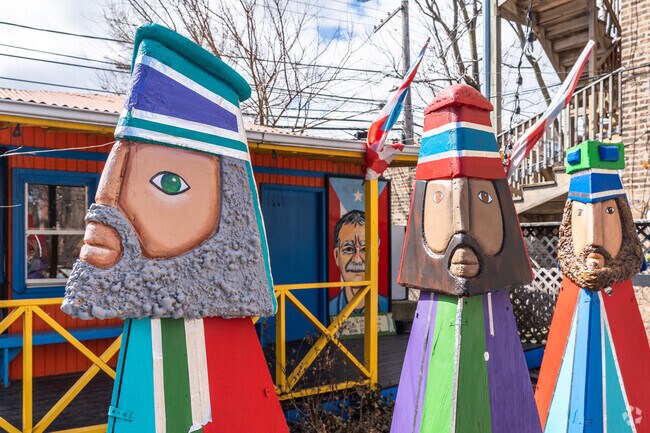 La Casita de Don Pedro in Humboldt Park has incredible hand carved sculptures to admire.