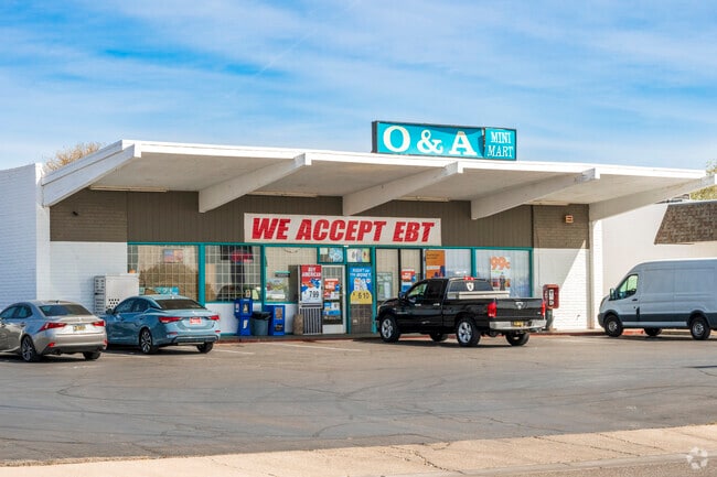 Four Hills Mobile Home Park can conveniently shop at the Q&A which is within walking distance for many residents.