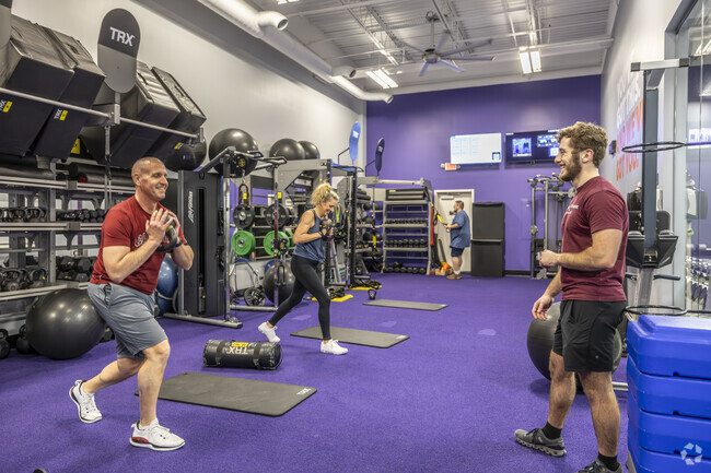 With a supportive atmosphere, Anytime Fitness helps residents maintain a healthy lifestyle.