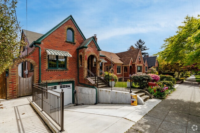Tudor style homes can be found throughout the Whittier Heights neighborhood.