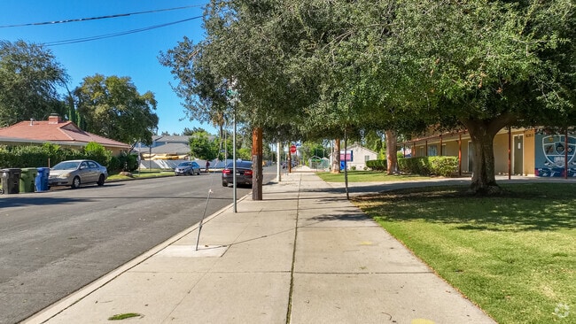 Garden Grove Elementary School sidewalk in Reseda, CA.