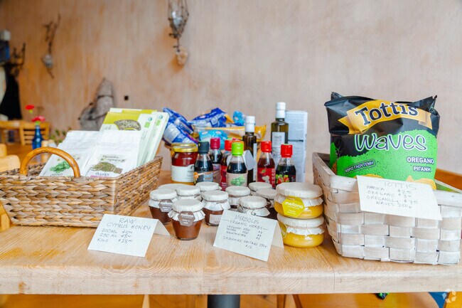 Gardens of Salonica uses organic vegetables, wild-caught meats and locally sourced goods.