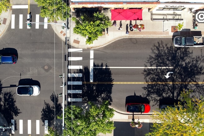 Downtown is a short walk from the homes in the Garden District.