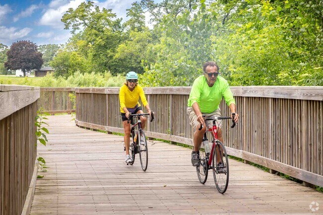 Petrifying Springs Park is a beautiful place to go on a bike ride.
