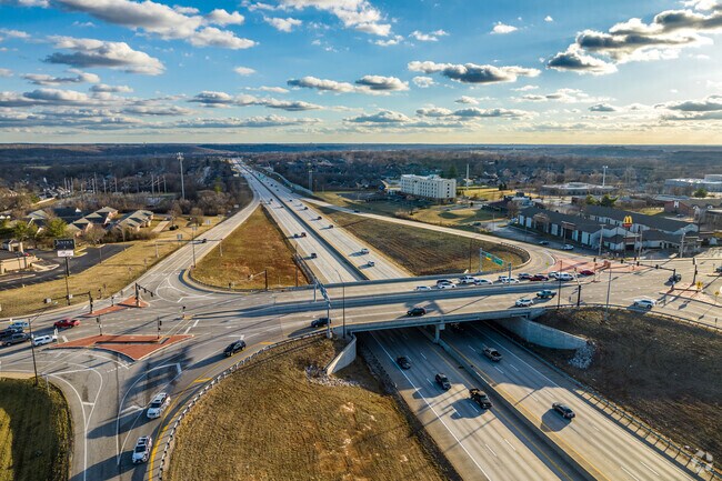 Looking south down HWY 65 with Sequiota in the background.