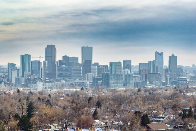 The Denver Skyline isn't far from Club Crest, Colorado.