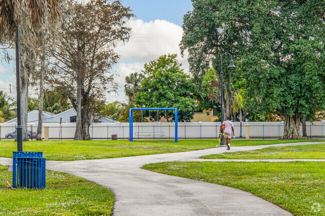 Jackie Gleason Park near Boulevard Forest is a great place to play ball and relax.