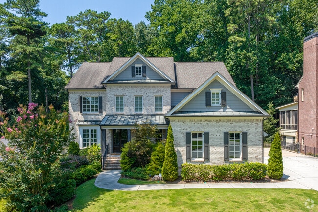 The millennium mansion styled home is a popular choice in West Paces, and vary in appearance.