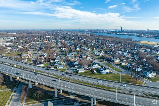 Northriver is home to several heavy industries, with ready access onto Interstate 280.