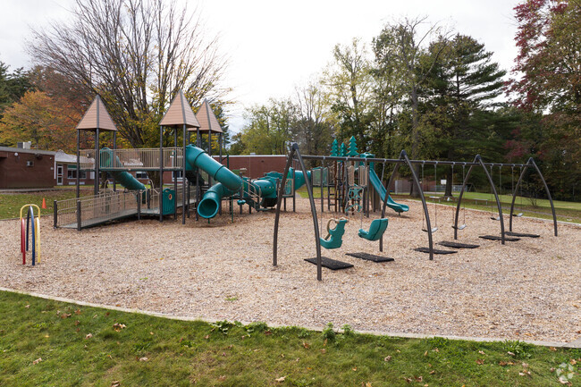 Main playground at Greenfield Elementary School.