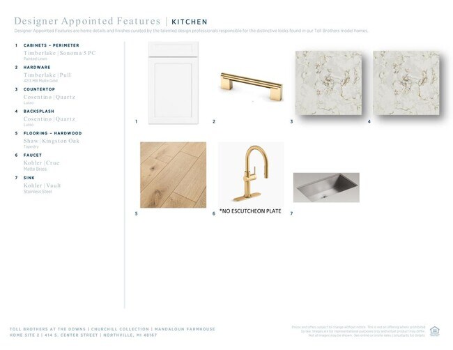 Toll Brothers at The Downs - Churchill Collection, Mandaloun Plan unit 36756211, Northville, MI 48167 - photo 6