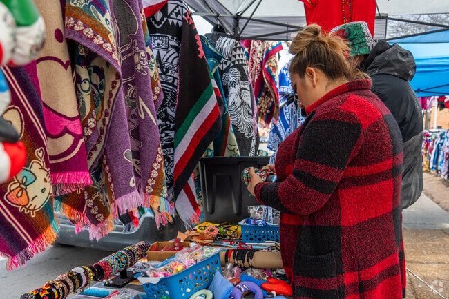 There are many street vendors all throughout Little Village.