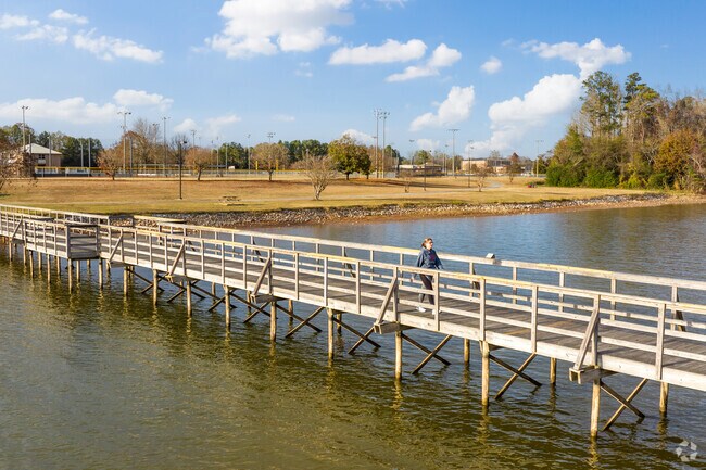 Take a walk and enjoy the scenery at Lakeside Park.