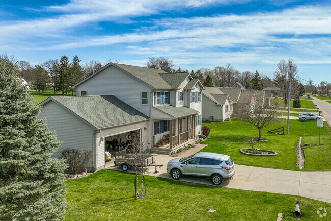 Many different home styles are offered in the neighborhood of Paw Paw.
