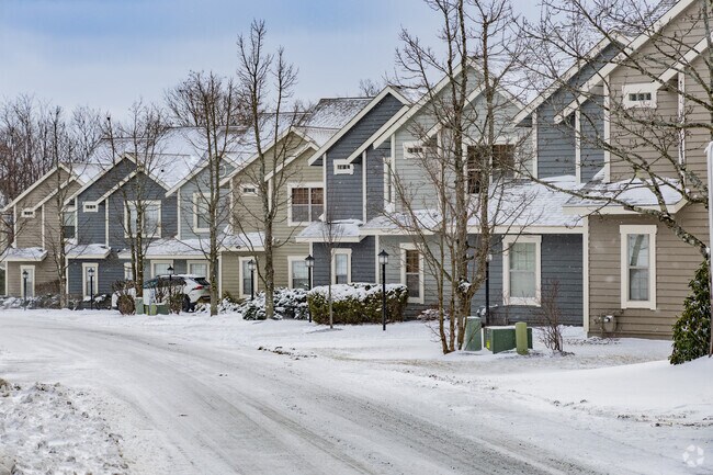 There are various townhouse options throughout the Middlecreek Township area.