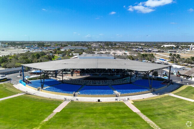 iThink Financial Amphitheater at the South Florida Fairground is not far from Golden Lakes.