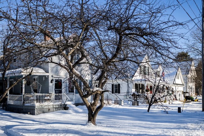 Fryeburg features streetscapes filled with traditional New England homes and historic character.
